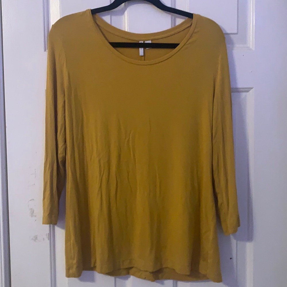Long sleeve yellow shirt- Catos